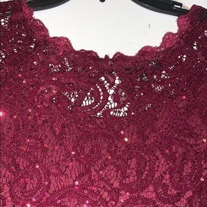 Plum colored Prom dress